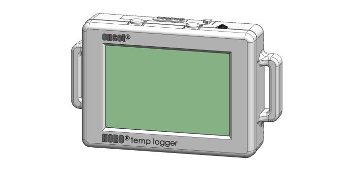 Logger Components and Operation Mounting Loop LCD Screen Start/Stop Button: Press this button for 3 seconds to start or stop logging data, or to resume logging on the next even logging interval.