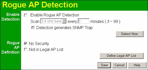 Wireless Access Point User Guide Rogue APs A "Rouge AP" is an Access Point which should not be in use, and so can be considered to be providing unauthorized access to your LAN.