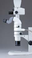 6 ) to obtain the optimum operator eyelevel without changing the magnification or working distance.