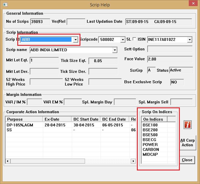 9. Enhancement of scrip search mechanism on Order Entry window User can exclude F, G