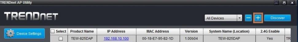 o DHCP: Select this option to allow the device to receive IP address from your DHCP server o Static: Select this option to manually set the IP address of the device IP Address: Enter the IP address