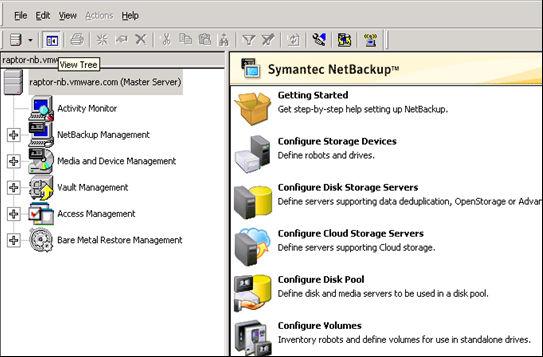 vrealize Suite 7.0 Backup and Restore by Using Veritas NetBackup 7.