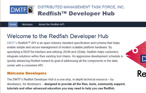 Redfish Developer Hub : redfish.dmtf.