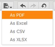 Exporting a report You can export the data in your report to several different file types. To export a report: 1.