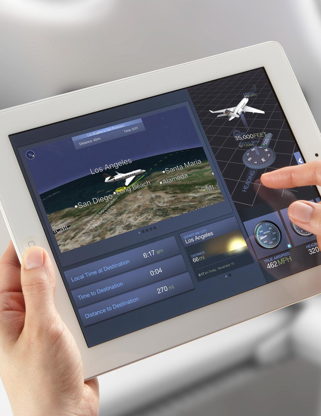 Intuitive control. With Airshow Mobile and Venue Cabin Remote apps for ios and Android devices, you can command your system from anywhere in your cabin.