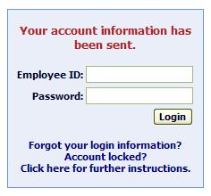 After entering and confirming your e-mail address, the system will redirect you to the login page and you will see the following message: Look for an e-mail message from eis@ocde.
