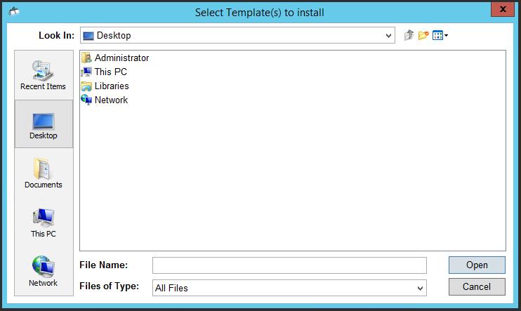 Installing Templates Once you have received the zip file containing the templates they will need to be correctly installed to make them available in OrthoView.