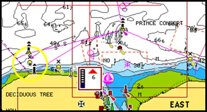 Navionics chart settings Colored Seabed Areas Used for displaying different depth areas in different shades of blue.