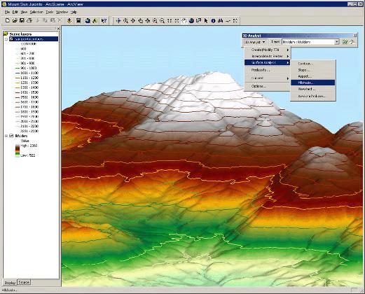 Tools to Make 3D Views ArcGIS Many municipalities have data in this format 3D Analyst extension (with ArcScene) can
