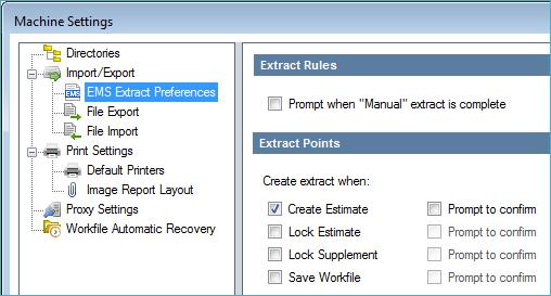 Estimated time: 5 minutes EMS export preferences, export and import settings 1.
