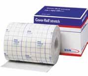 els, Gels, Pastes, Prep Supplies Cover-Roll Stretch Tape Cover-Roll Stretch is a non-woven cross-elastic bandage that can be cut to size to secure any size or type of dressing.