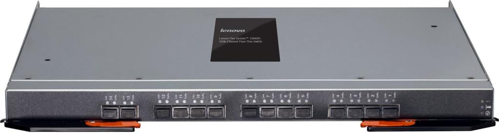 Lenovo Flex System EN4091 10Gb Ethernet Pass-thru Product Guide The Lenovo Flex System EN4091 10Gb Ethernet Pass-thru offers easy connectivity of the Flex System chassis to any external network