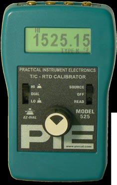 Temperature Calibrators High Accuracy Thermocouple and RTD Calibrator Calibrate with Precision High resolution to 0.1 and 0.01 F & C; Accurate to 0.