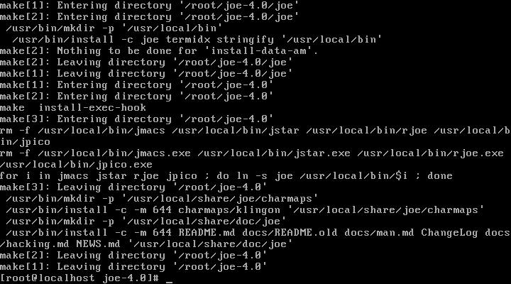 installation of different binary binary files ( copying in /usr/local/bin ) Removal of.