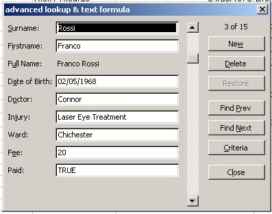 11. FORMS By using a data form you can find and edit specific records easily. Click within your list and then select Data from the main menu and then the Form option.
