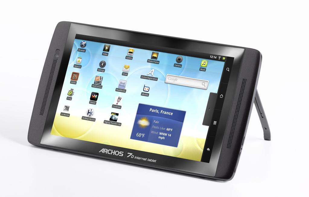 Archos 70 Internet Tablet Further Information Archos 70 Product Photo Downloads Ambience: http://www.cleverhome.com.au/images/products/archos-70-home-automation-tablet-touchscreen-ambiance-hires.