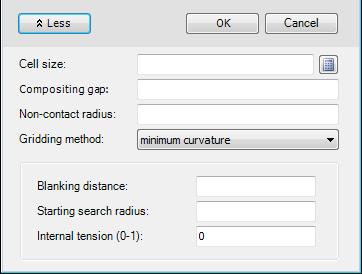 9. Fill out any of these advanced parameters for your grid to customize it further. 10. Click OK.