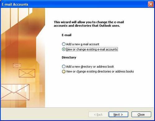 STEP 1 In Outlook 2003 select the Tools menu, then