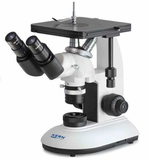 Metallurgical inverted microscopes KERN OLE-1 OLF-1 OLE 161 OLF 16 EDUCATIONAL LINE MET The compact inverted metallurgical microscope for details with large workpieces Features The inverted series