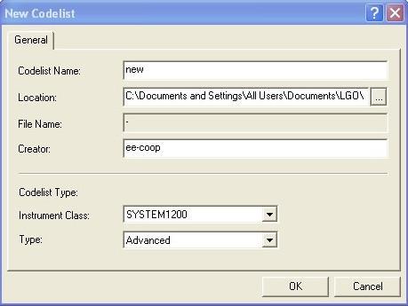Creating and Transferring Codes How to create a new codelist using Leica Geo Office Combined 1. Open Leica Geo Office Combined and create a new project or open an existing one.