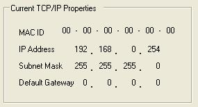 5.2.1. IP Parameters 5.2.1.1. Active Parameters Display Tritex active IP parameters Figure 39 Active Parameters IP Address 192.168.000.254 Subnet Mask 255.