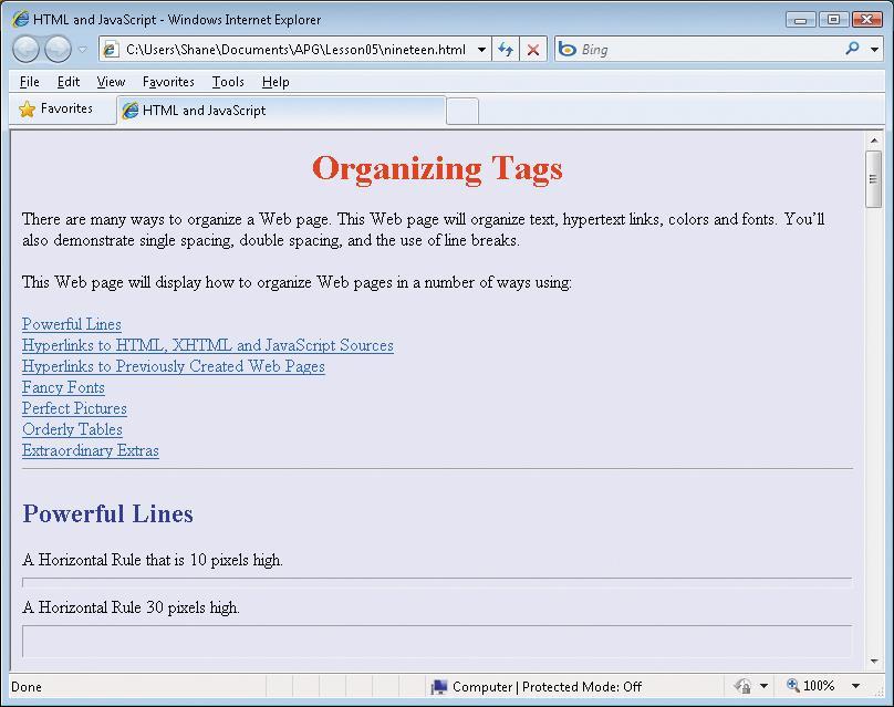 Creating Cascading Style Sheets (continued) By convention, Cascading Style Sheet