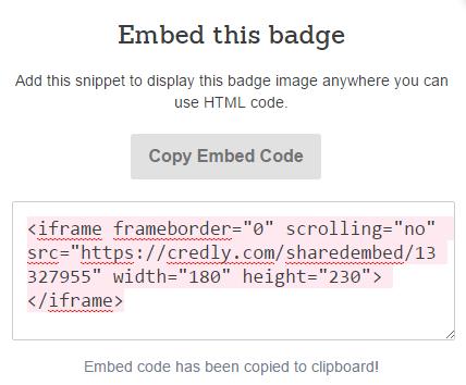 Click on Embed. Click Copy Embed Code.