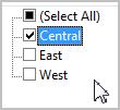 Uncheck the box next to Select All to quickly deselect all data.