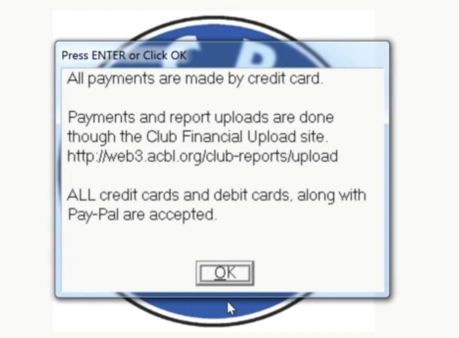 10. The next screen states that all payments must be made