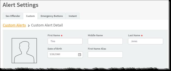 Add Custom Alert Note: Contacts must be defined prior to setting up notifications. 1. In the navigation pane, select Admin > Alert Settings and then click the Custom tab. 2.