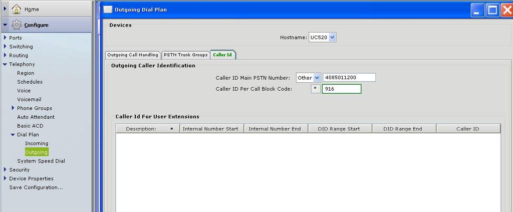 Step 23: Modify the emergency numbers to route to the PSTN only. Select the emergency number 911, under the trunk priority select PSTN only and click OK. Configure Preference to 1 (the highest.