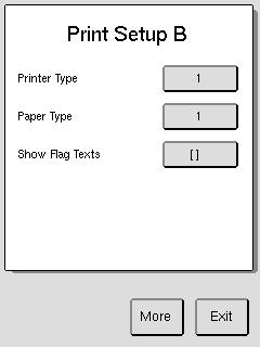 User Definable Settings Section 1: User Definable Print Format Settings...1 Section 2: Parameter Unit Selection...7 Section 3: Setup Menu 2...8 Section 4: Setup Menu 3.