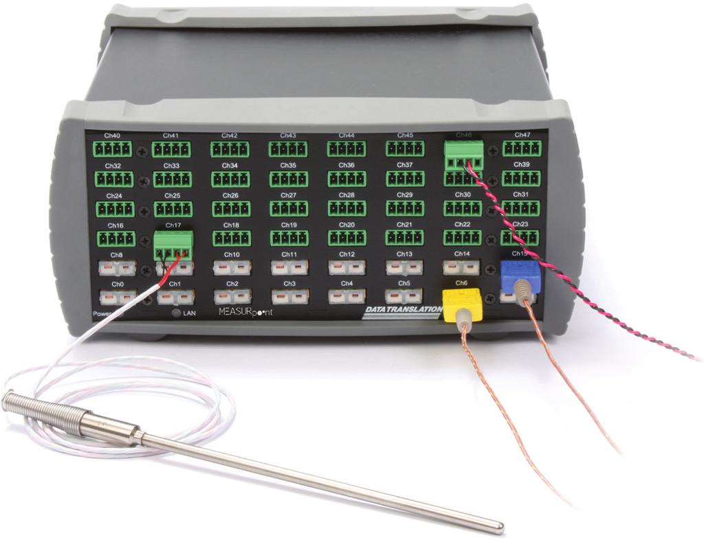 Ultra-Accurate Measurement for Temperature and Voltage MEASURpoint is an ultra-accurate instrument for measuring any combination of thermocouple, RTD, and voltage inputs.