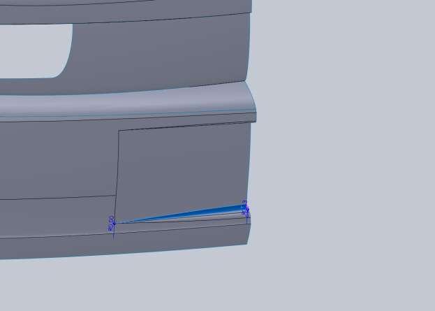 Next I make some wheel wells so we can t see right through the car in renders. I do this using a Rule Surface.