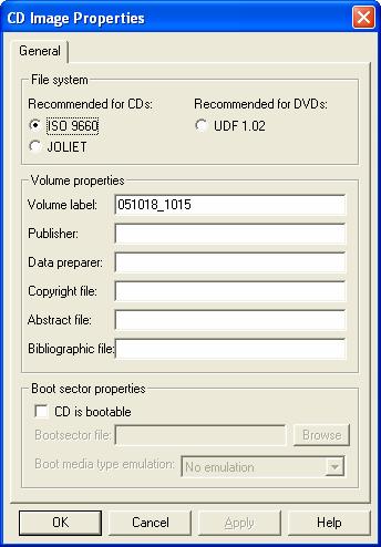 Saving The Current Disc Image File Once a data disc image has been created, it must be saved before it can be used by the Scribe as a data source for recording.