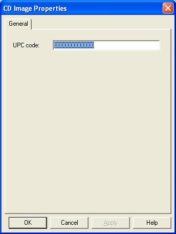 Changing A UPC Code The UNIFORM PRODUCT CODE (UPC) is an optional 13-digit descriptor that can be written into an audio CD.