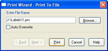 Use the CD Designer that was included with your Prism Plus software to create label. When a label file is saved in CD Designer it is given a.btw extension.