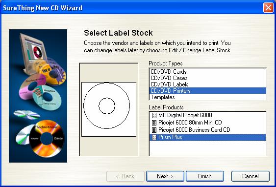 Appendix D How to setup SureThing CD Labeler to Merge with a CSV document.