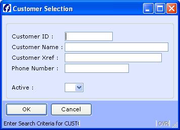 C3. Customer ID Option choose from the drop down window. C4.