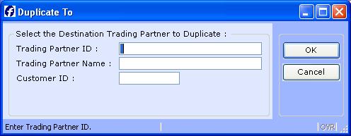 C3. Duplicate Menu Option Window - Source Trading Partner Entry. C4.
