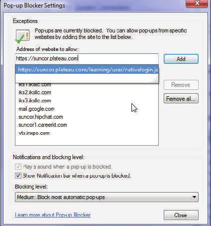The following reference guide outlines how to enable access to pop-ups in Internet Explorer, Firefox, and Google Chrome.