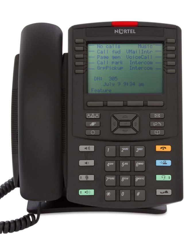 Chapter 1 17 Figure 3 IP Phone 1230 User-defined feature keys (10) Message waiting indicator/ Incoming call indicator Display screen Soft keys (4)