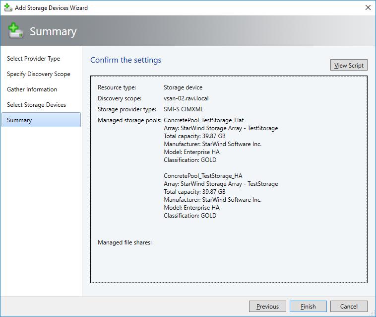 25. Confirm the settings specified before.