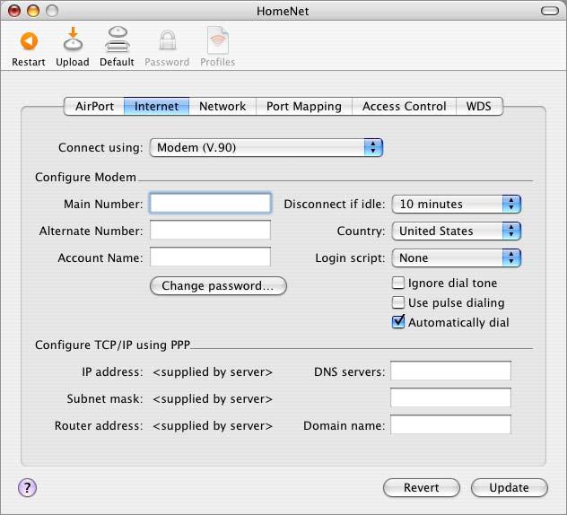 If you are using AirPort Admin Utility to configure the AirPort Extreme Base Station or AirPort Express for Internet access: 1 Open AirPort Admin Utility, located in Applications/Utilities.