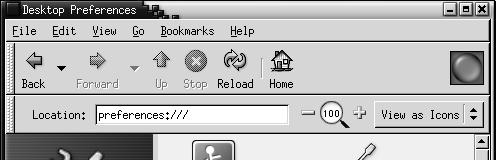 From the Start Here location Open a Nautilus window, then choose Go Start Here. Alternatively, double-click on the Start Here object on the desktop. The Start Here location is displayed.