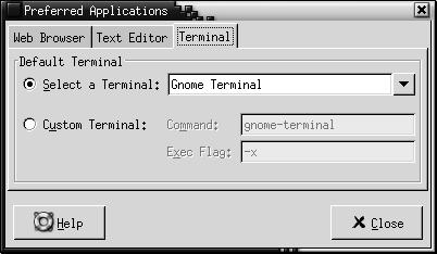 TABLE 10 5 Settings for Preferred Text Editor Option Function (Continued) Custom Editor Use this editor to open text files in the file manager Select this option if you want to use a custom text