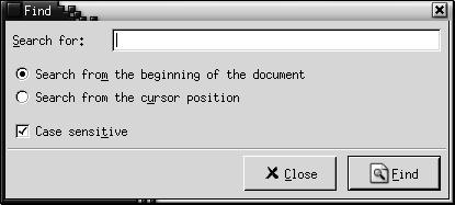 The frame also contains buttons that enable you to do the following: Open the Window Menu Close the dialog window Typically, you open a dialog window from an application