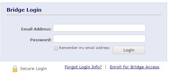 Enter email address and password created from registration step.
