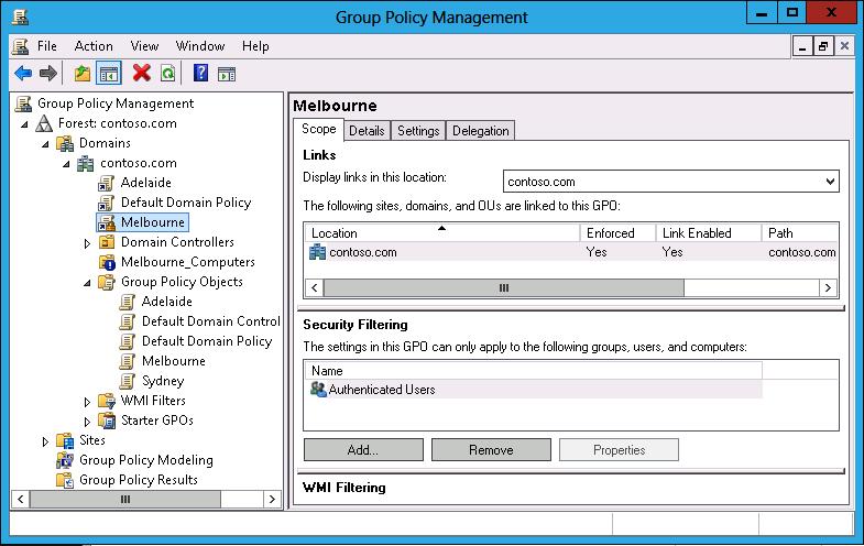EXERCISE 4 Group Policy Inheritance and Enforcement In this exercise, you will perform Group Policy management tasks related to Group Policy processing.
