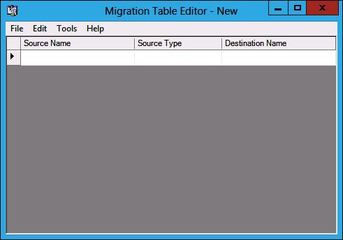 principals in the source domain aren t used in the destination domain. You can account for these locations and security principals using migration tables.